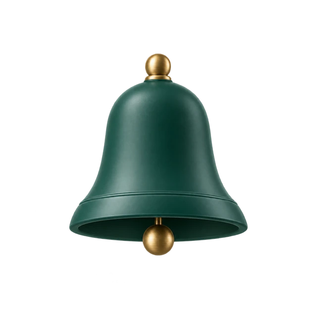 Bell icon for newsletter reminders